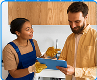 Arranging a cleaning schedule